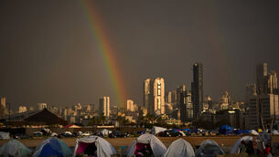 <p>Hezbollah drew Lebanon into the Middle East war on 2 March by firing rockets at Israel to avenge the death of Iran’s supreme leader Ali Khamenei in US-Israeli strikes. Pictured are displaced people who fled Israeli strikes in southern Lebanon. Picture: AP Photo/Emilio Morenatti</p>