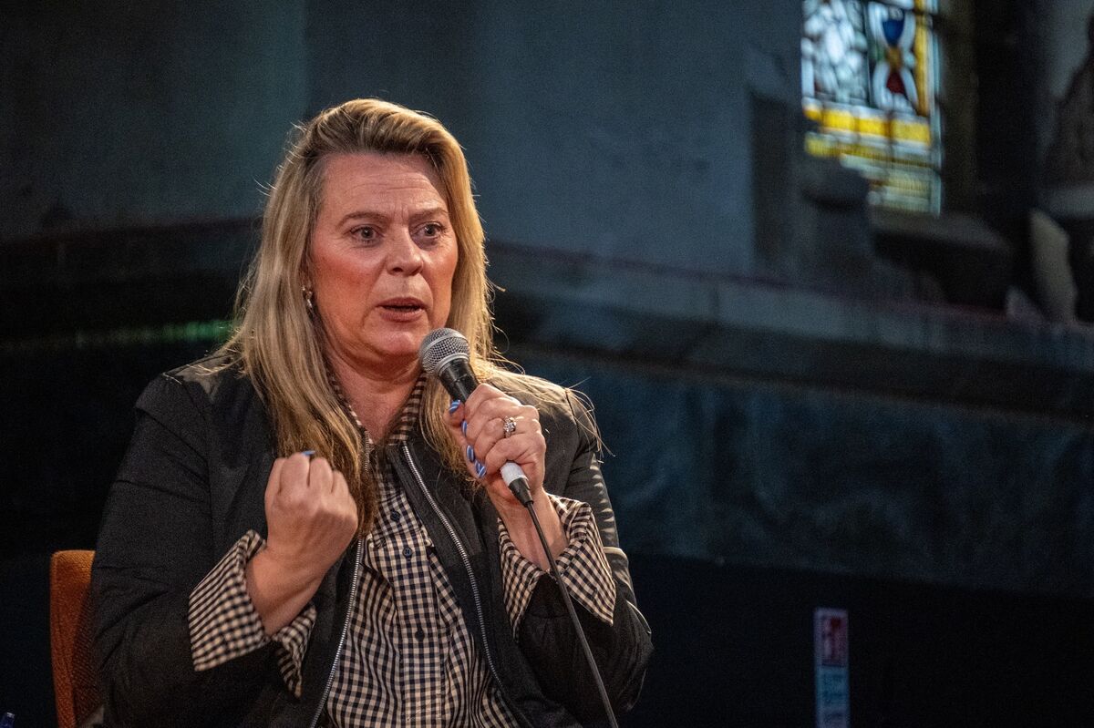 Katriona O’Sullivan on stage at St Luke’s. Picture:  Chani Anderson