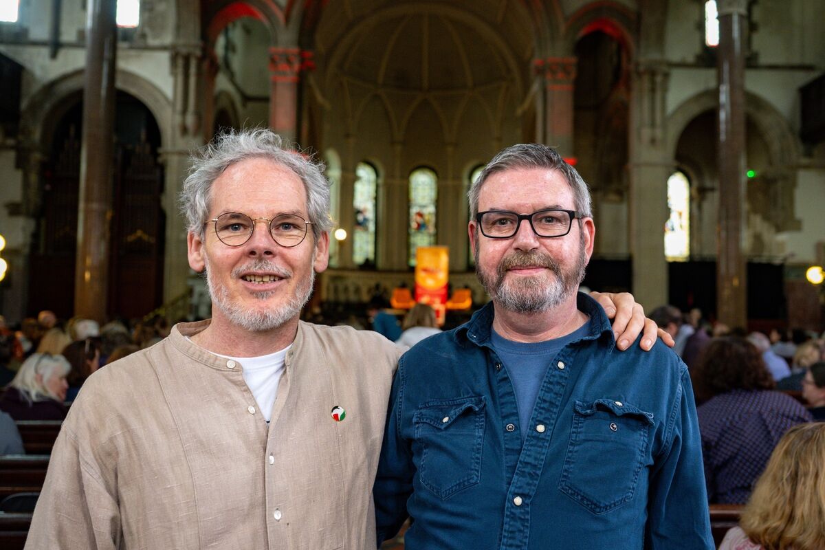 Keith Payne and Declan Barron at the Katriona O’Sullivan event. Keith Payne and Declan Barron at the Katriona O’Sullivan event.