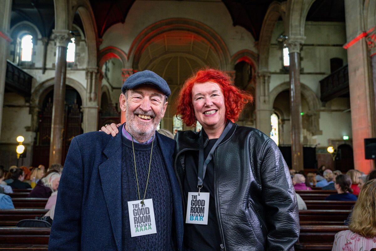 William Harvey and Neasa O’Riordan at St Luke’s. William Harvey and Neasa O’Riordan at St Luke’s.