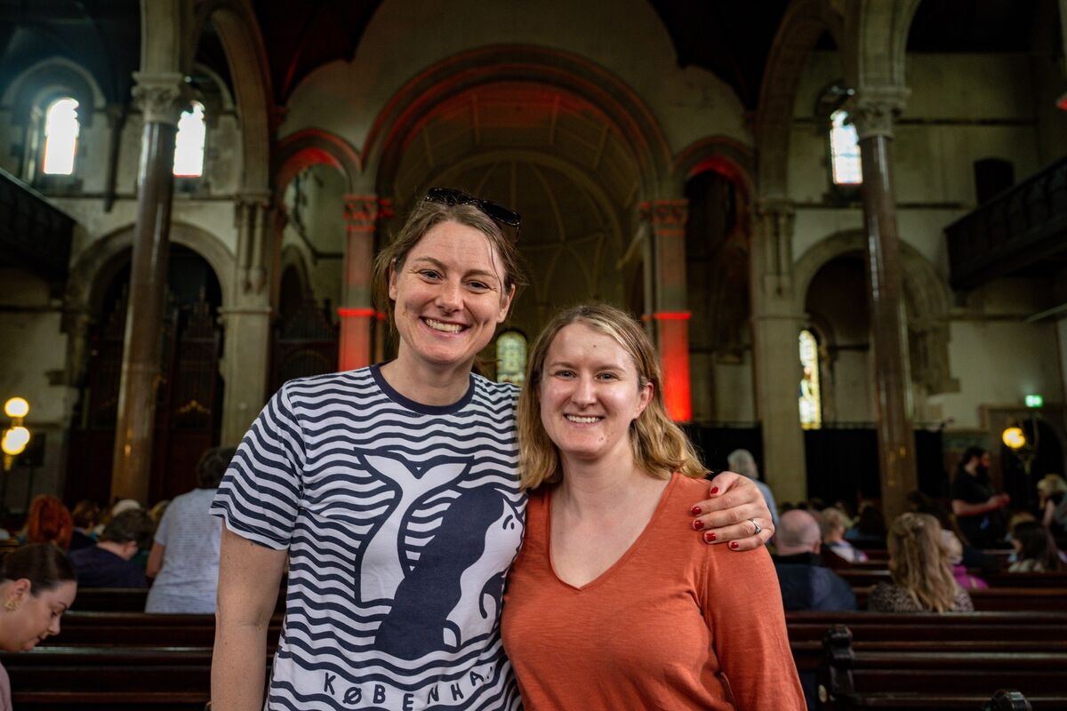 Jean Morley and Sarah McCarthy. Jean Morley and Sarah McCarthy.