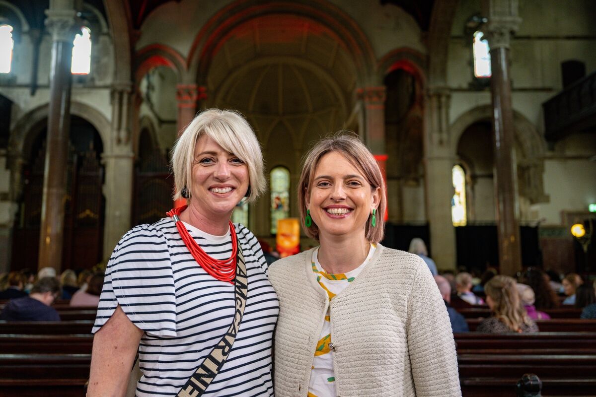 Jean Murphy and Amy Martin. Jean Murphy and Amy Martin.