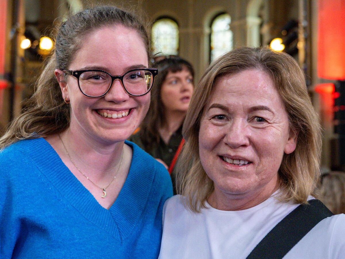 Esther and Grace Collins at St Luke’s. Esther and Grace Collins at St Luke’s.