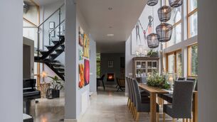<p>Open-plan living space in Lorcan and Adrian's home. Pictures: Kelan Molloy</p>