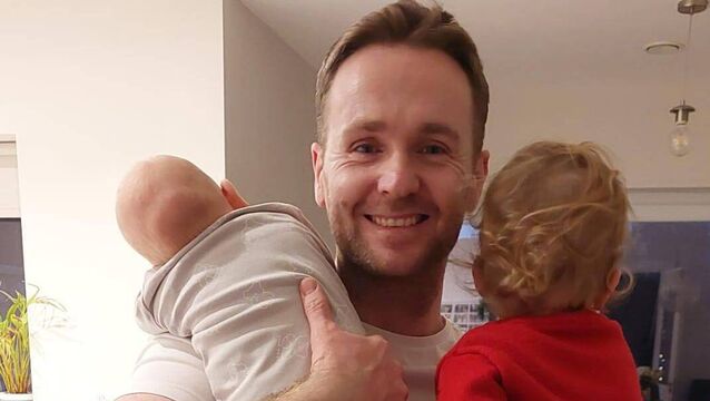 <p>James Costelloe, father of three-year-old Isabelle and 16-month-old Robbie. He says of fatherhood: 'It's arguably one of the biggest changes, if not the biggest change you're going to experience in your adult life'</p>