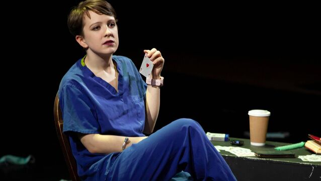 <p>Katherine White in Patient: Soldier, a covid tale coming the Cork Arts Theatre as part of its nationwide tour. </p>