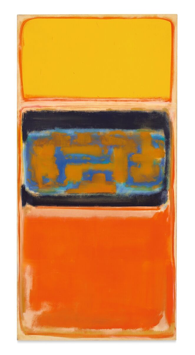 'No 1' (1949), Mark Rothko, at Sotheby's.