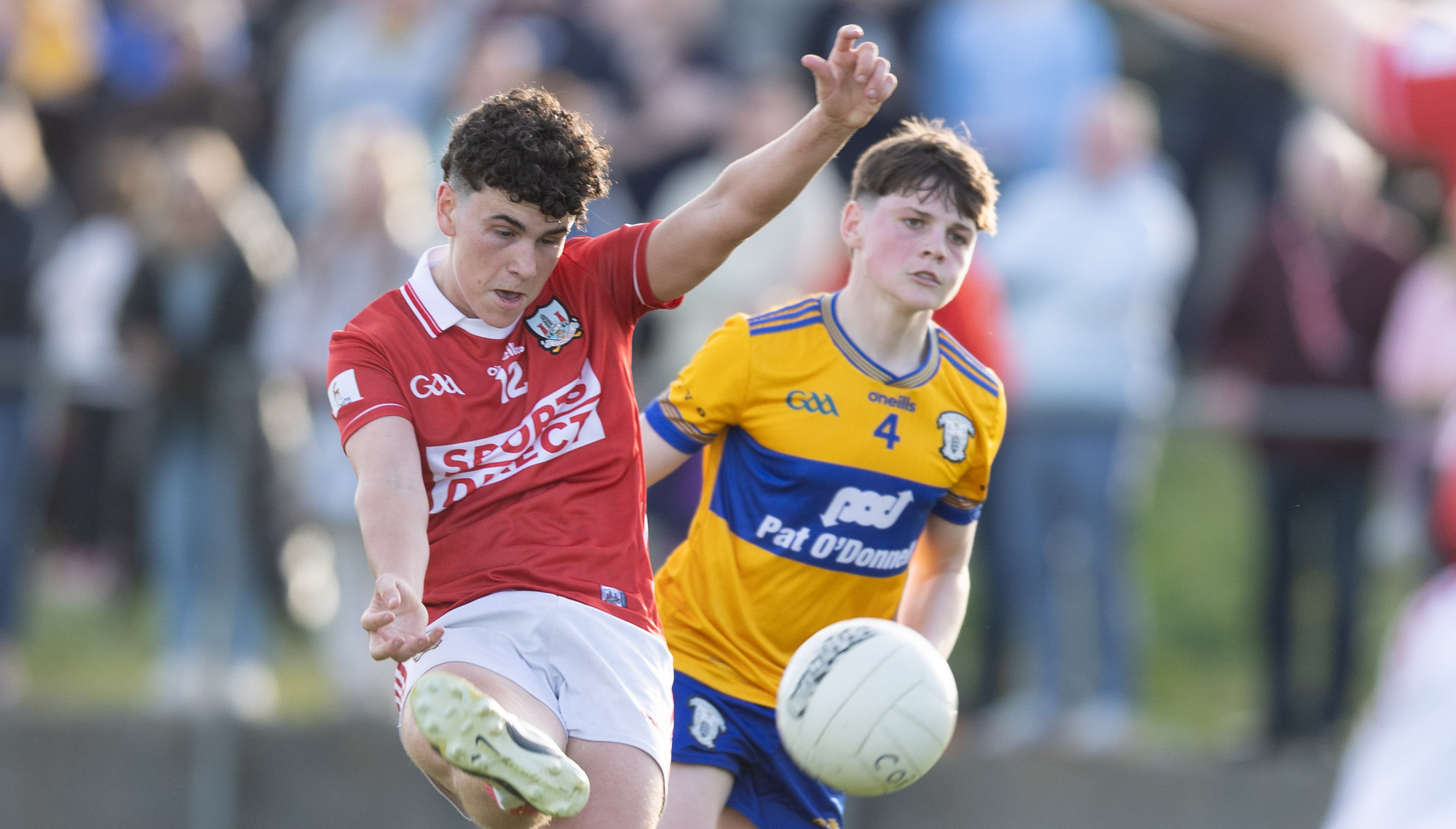  Cork minor captain Joe Miskella scored 1-2 against Clare. Pic : Eamon Ward