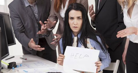 Mobbing at work - help me sign