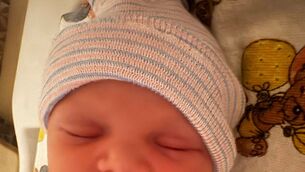 Brielle Renee Blair was born on the plane (Tina Fritz/AP)