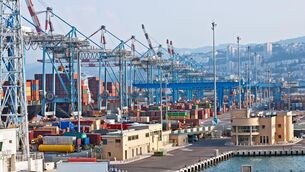 The port of Haifa in Israel (Alamy/PA)