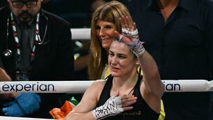 <p>The thought of hearing a sold out Croke Park singing 'Ole, Ole, Ole' gives Katie Taylor goosebumps. Pic: Stephen McCarthy/Sportsfile</p>
