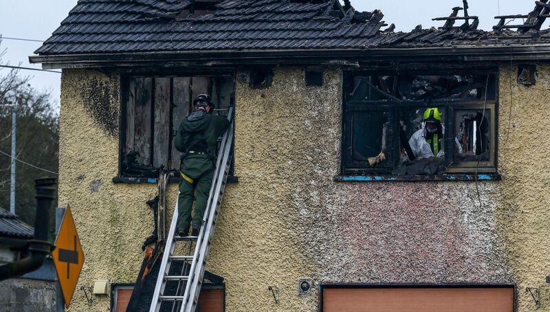 Little Tadgh Farrell and his grand-aunt Mary Holt, 60, died after a petrol bomb was thrown into the front window of the house they were in in Castleview Park in Edenderry on 6 December. 
