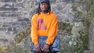 <p> Tobi Omoteso at Elizabeth Fort in 2021 prior to taking part in a Cork Midsummer Festival event. Mr Omoteso was assaulted in Limerick City last month. File picture: Clare Keogh</p>