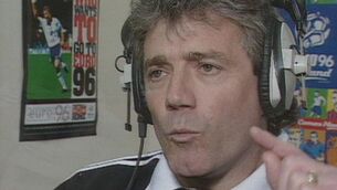 <p>Kevin Keegan on Sky Sports in 1996. Screenshot via Sky Sports</p>