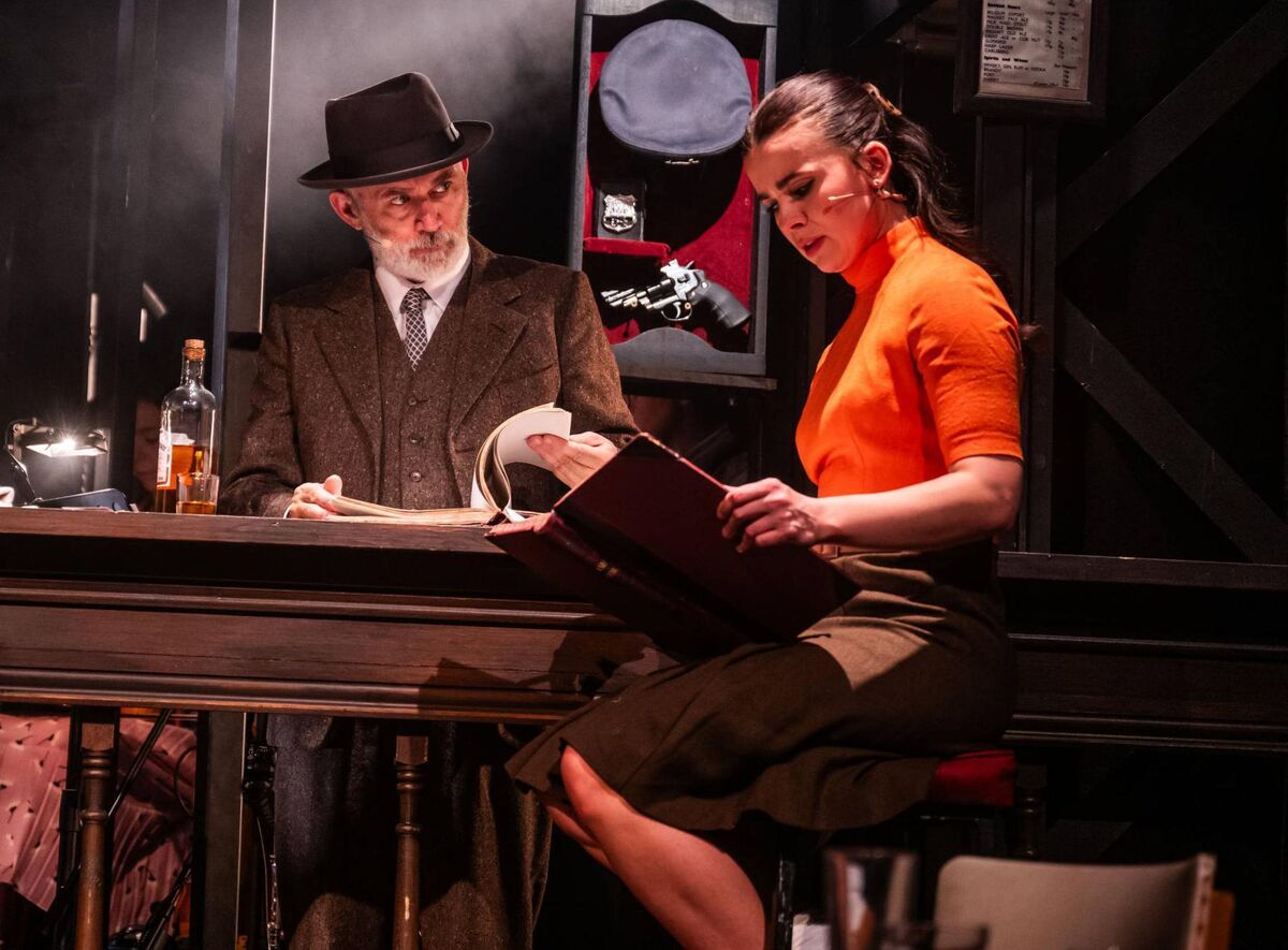 Tommy Tiernan and Tabitha Smyth in The House Must Win. Photo: Ruth Medjber 