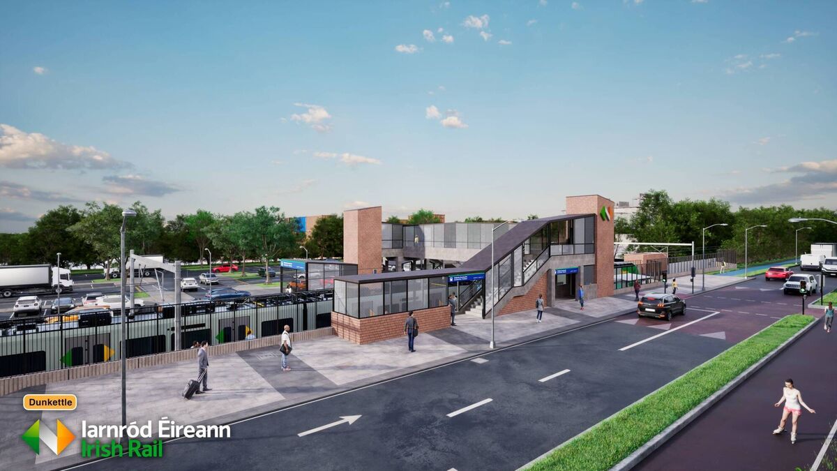 New train stations: CGI of Dunkettle New train stations: CGI of Dunkettle