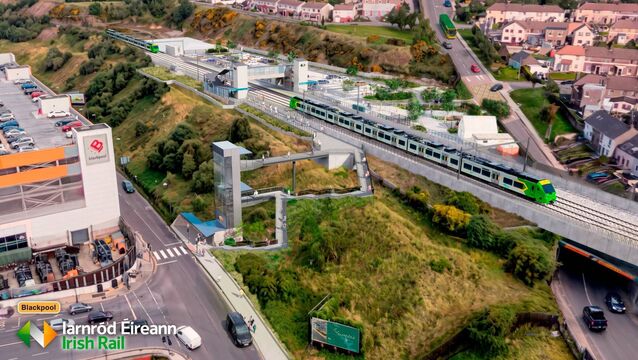 <p>New train stations: CGI of Blackpool</p>