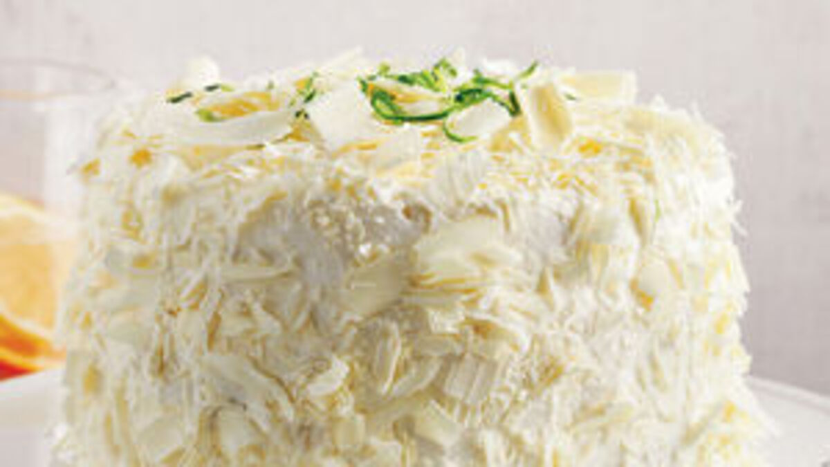 Lime and Coconut Cake