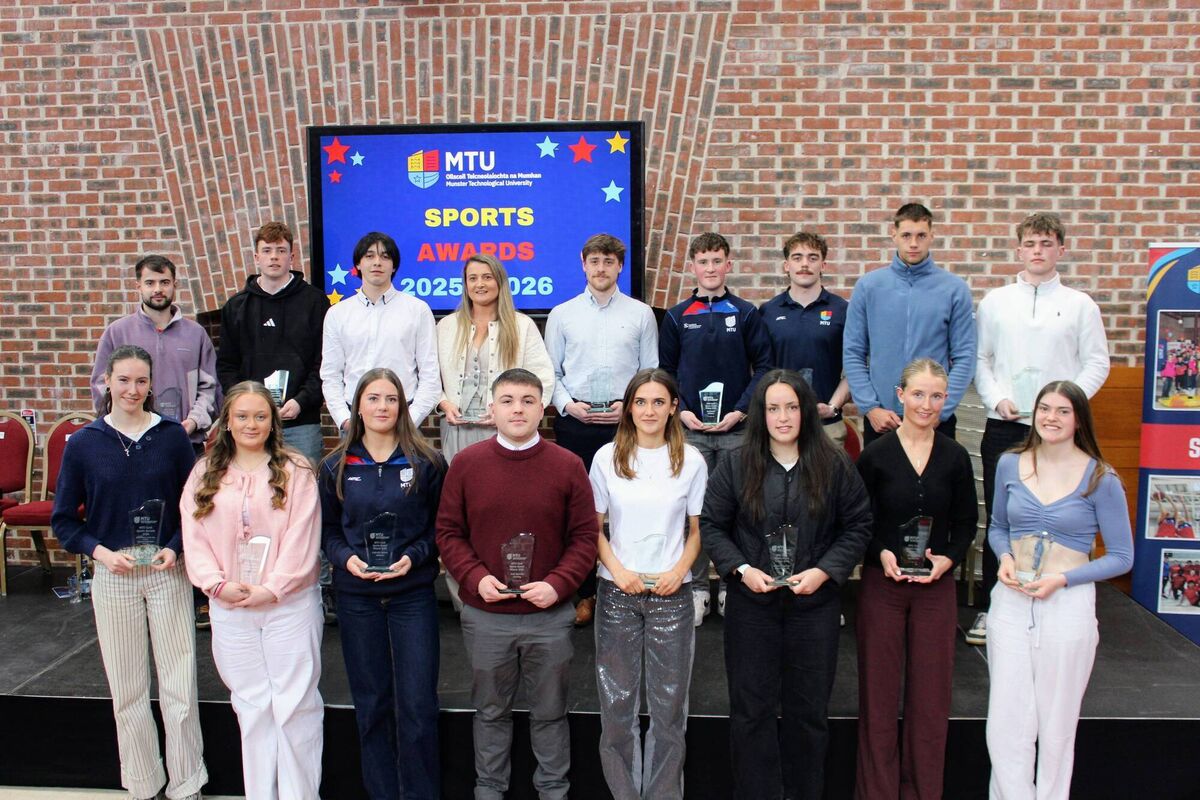 The 17 individual awards at the MTU Cork Sports Awards. Pic: MTU Cork 