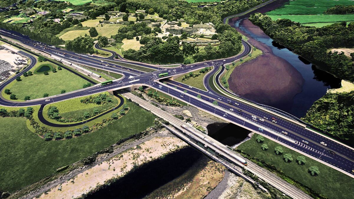 The proposed €80m eastern multi-modal access interchange at the Glanmire Road roundabout.