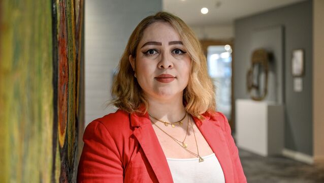 <p>Mahbooba Faiz: 'This March, I stood in a graduation hall at University College Cork as the first Afghan female student and received my second master’s degree in law.' Picture: Chani Anderson</p>