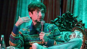 <p>Barry Keoghan speaking at the Fastnet Film Festival in the Schull Harbour Hotel, West Cork. Picture: Dan Linehan</p>