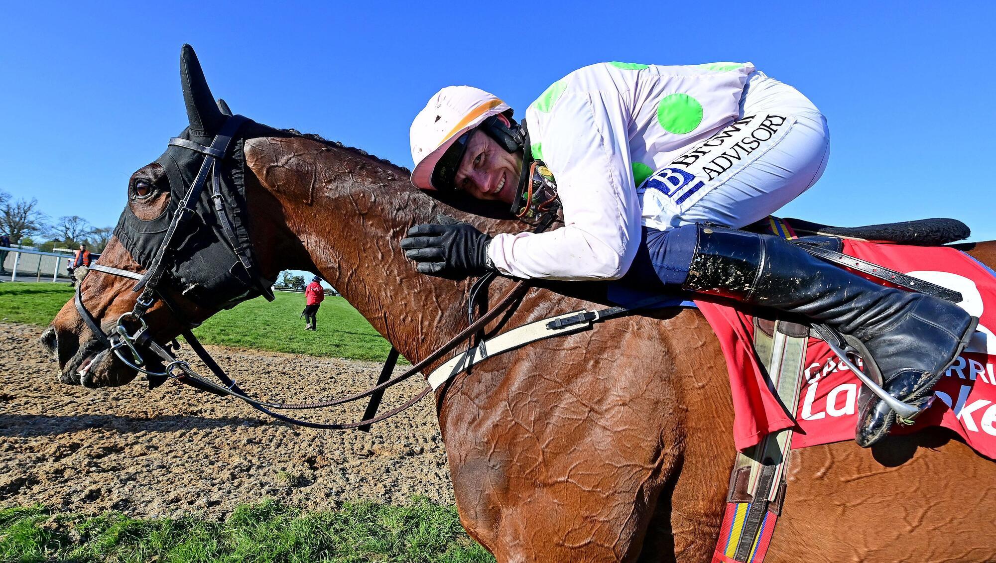 HEART OF A WARRIOR: Paul Townend all smiles after Gaelic Warrior won. Pic: Healy Racing