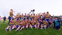 Roscommon team celebrate their championship win 29/4/2026