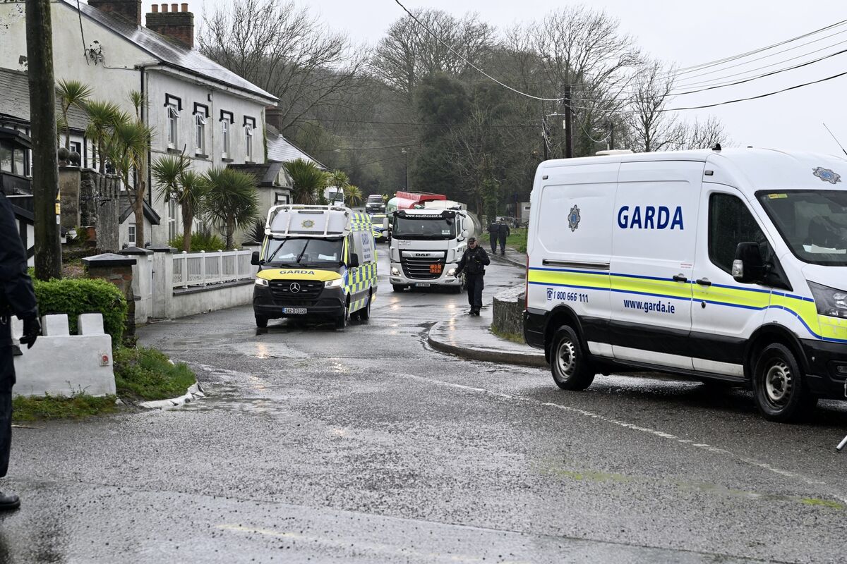  One of the fuel tankers leaving the Whitegate oil refinery under garda escort after agreement was reached to permit their exit through the blockade at the height of the fuel protests. Picture: Larry Cummins