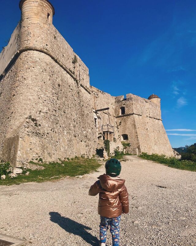 The hilltop 16th-Century Fort du Mont-Alban 