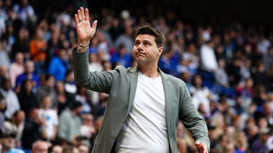<p>Former Tottenham boss Mauricio Pochettino has said it is “really sad” to see them in a relegation scrap. Pic: John Walton/PA</p>