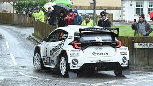<p>Irish Tarmac Rally Championship leader Monaghan's Josh Moffett (Toyota GR Yaris Rally2) is seeking his first victory in the Assess Ireland Rally of the Lakes in Killarney this weekend. Picture: Martin Walsh.</p>