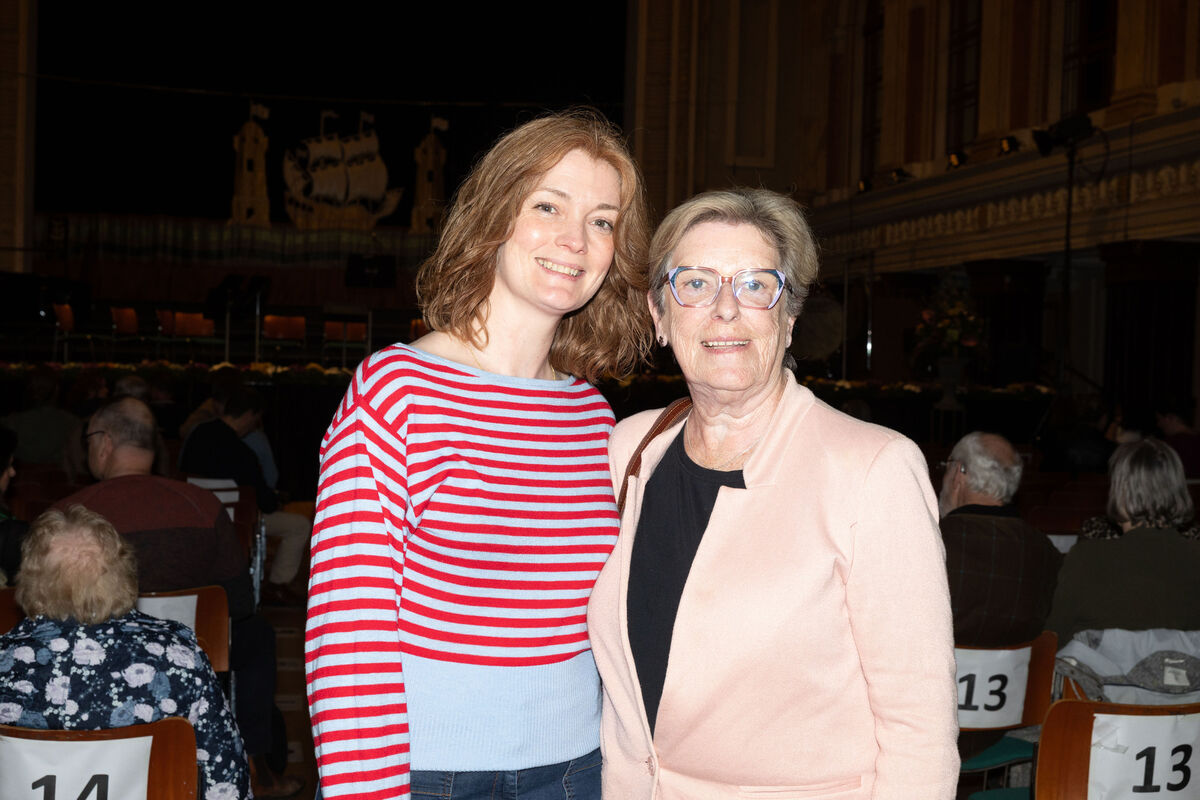 Joanne and Jackie Murphy, St Luke’s, at the opening night.