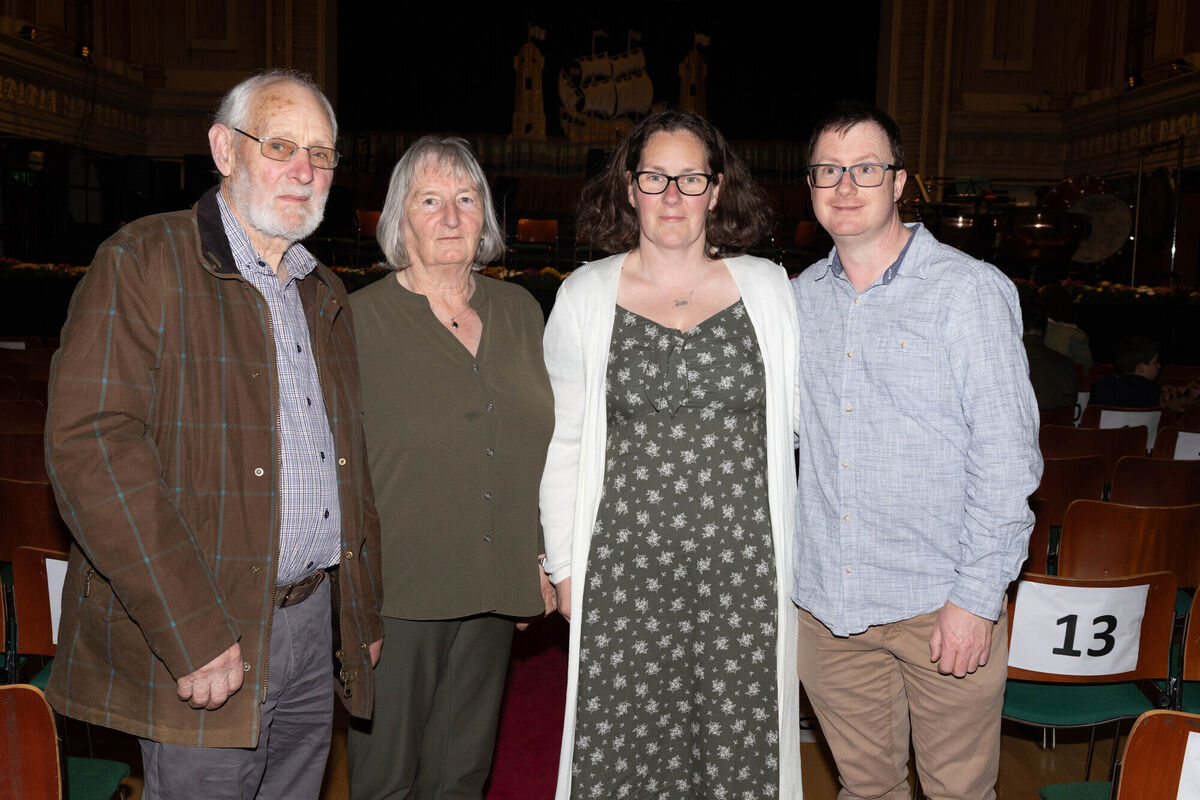 Cecil and Clare Poole, Nicola and Sean Nation, Carrigaline, at the Cork International Choral Festival.