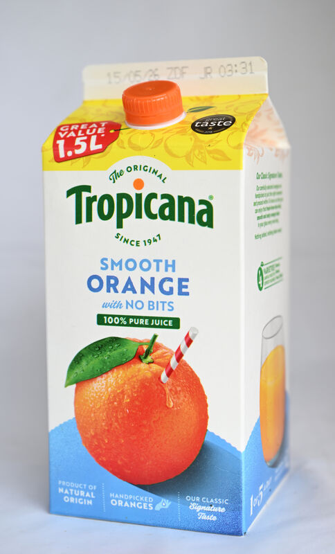 Roz Crowley Food reviews. Orange juices. Tropicana smooth orange with no bits. Picture: Larry Cummins Roz Crowley Food reviews. Orange juices. Tropicana smooth orange with no bits. Picture: Larry Cummins