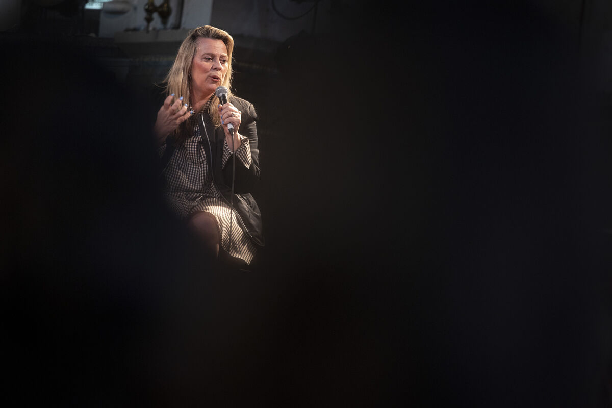 Katriona O’Sullivan. During her chat in St Luke’s, she was forthright about her desire to ‘normalise’ realities like sexual abuse as they’re depressingly common, particularly for poor children. Picture Clare Keogh