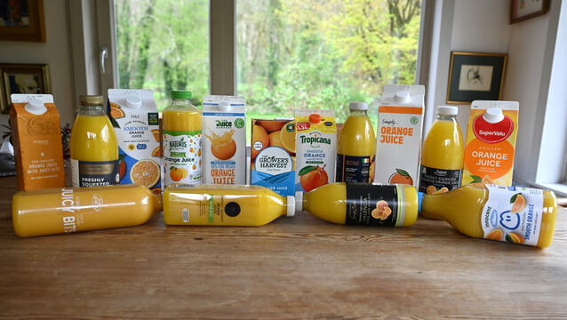 <p> The selection of juices reviewed by Roz Crowley Picture: Larry Cummins</p>