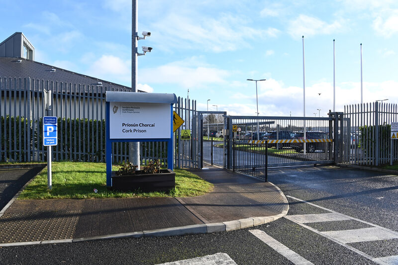 Cork Prison had the highest number of prisoner-on-prisoner attacks in 2025, with 227 incidents, compared to 135 in 2024, up 68%. Picture: Dan Linehan