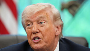 President Donald Trump was not injured in the incident (Matt Rourke/AP)