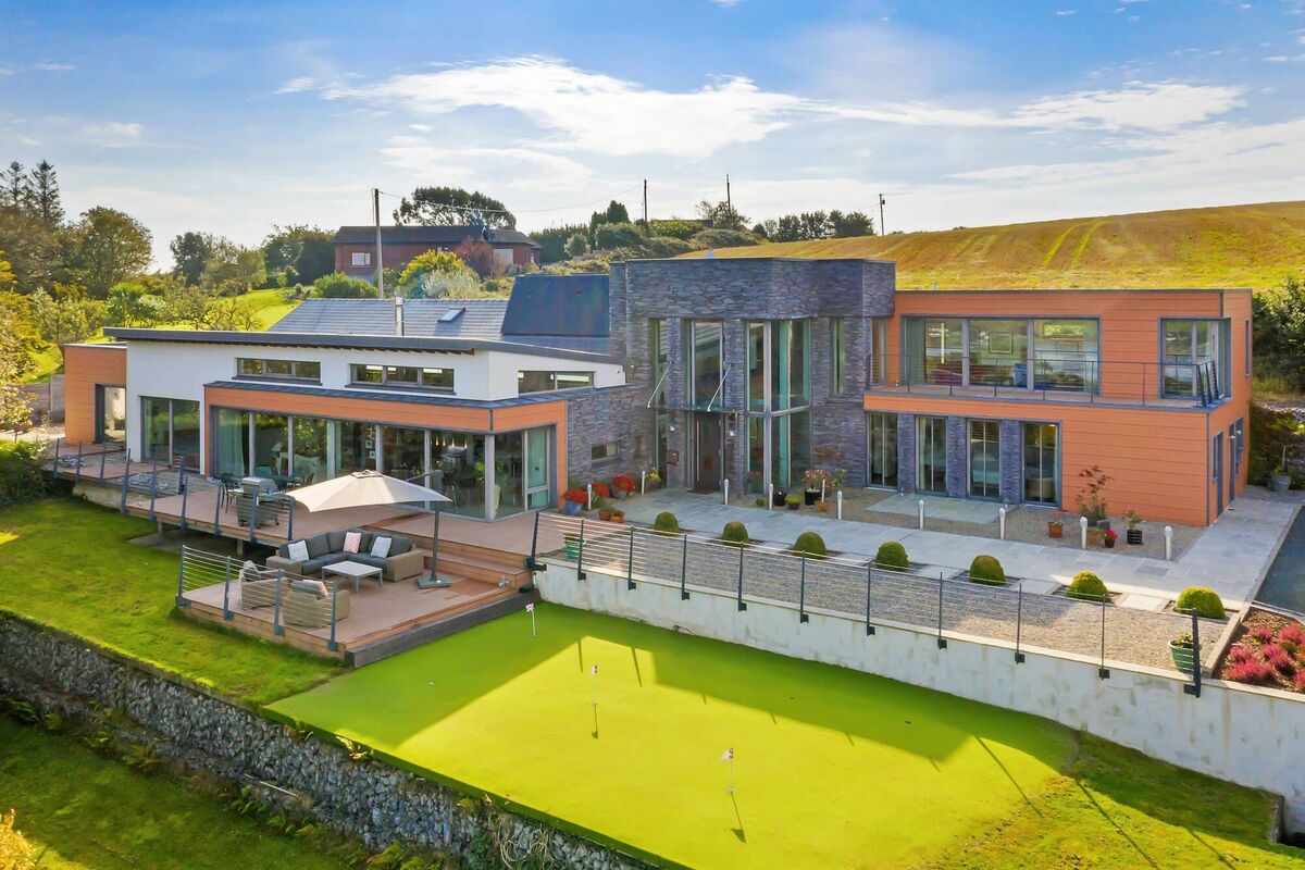 Putting green pictured above
