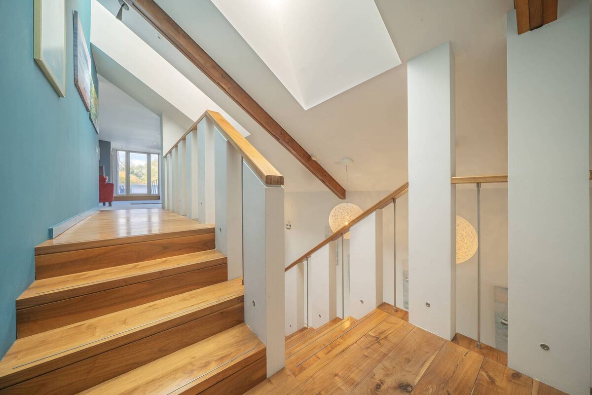 Walnut staircase