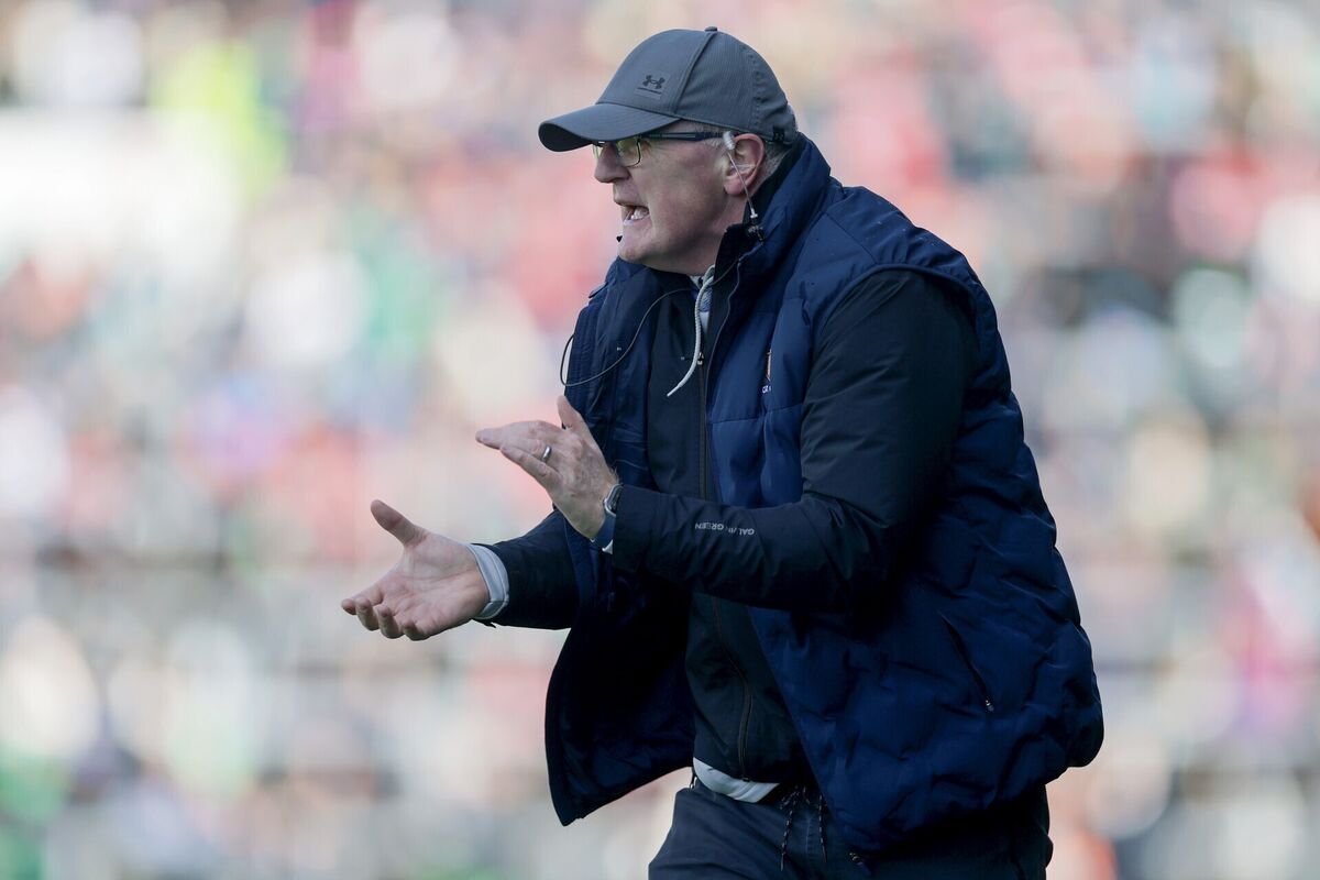 Clare Manager Brian Lohan during the game Clare Manager Brian Lohan during the game