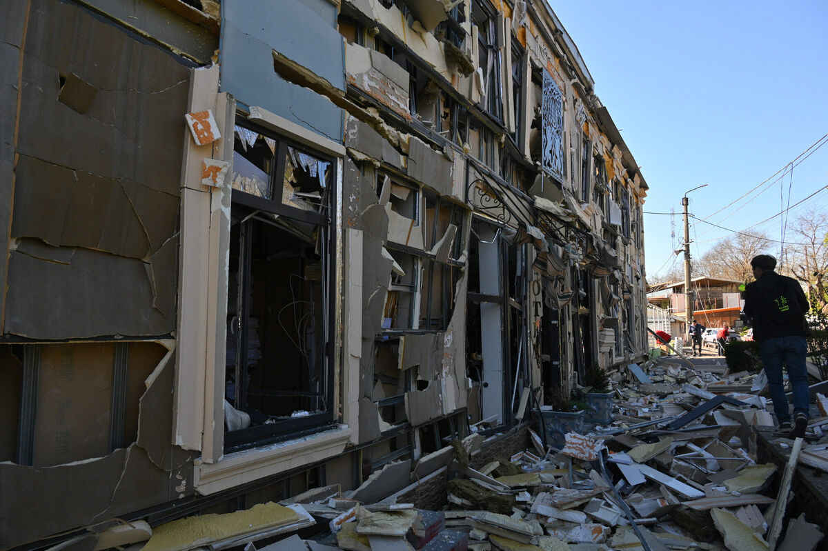 It is estimated that 14% of their housing, over three million homes, have been destroyed in Ukraine. Photo: AP/Michael Shtekel
