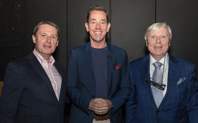 John Brennan, Ryan Tubridy and Francis Brennan. Picture: David Creedon