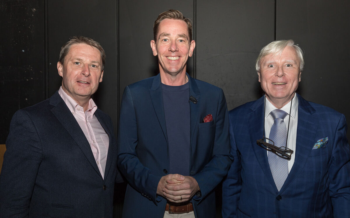 John Brennan, Ryan Tubridy and Francis Brennan. Picture: David Creedon