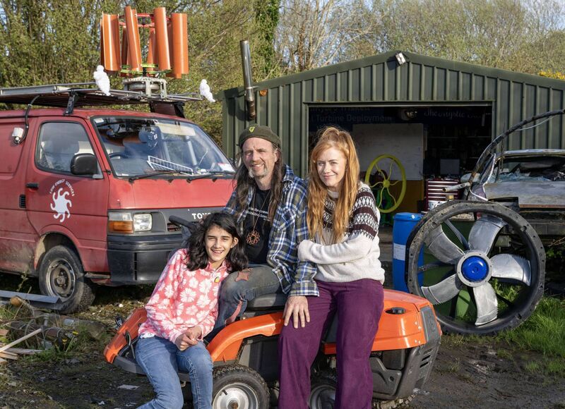 Barra Mulligan with his daughter Jade and partner Maria. Barra Mulligan with his daughter Jade and partner Maria.