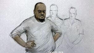 <p>Court artist drawing by Elizabeth Cook of Essa Suleiman, 45, the alleged Golders Green attacker, appearing at Westminster Magistrates Court in central London. Picture: Elizabeth Cook/PA Wire</p>
