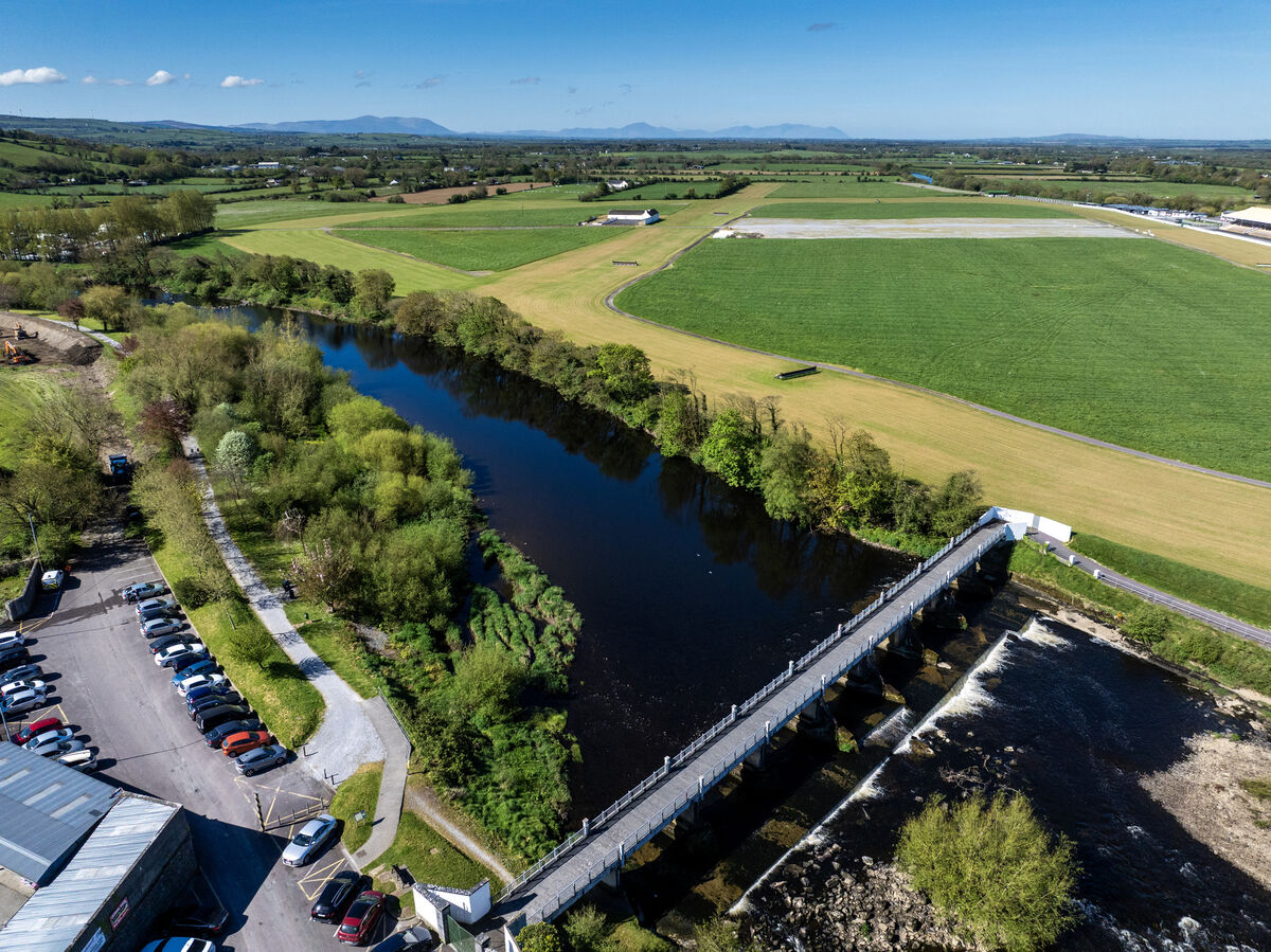 The Listowel Racecourse footbridge entrance for the Listowel town side. Photo: Domnick Walsh © Eye Focus LTD
