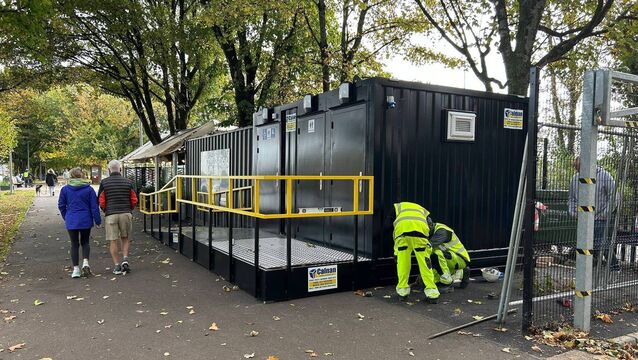 <p>Delayed Cork Marina public toilets to open this weekend after agreement between council and café operators. Picture: Cork City Council</p>
